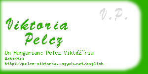 viktoria pelcz business card